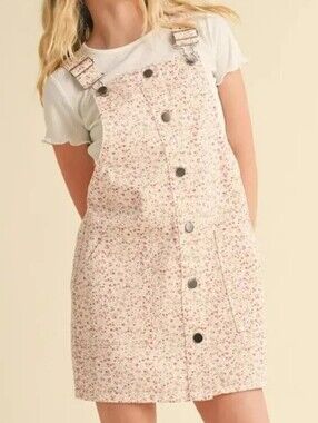 Pink Tween Overalls